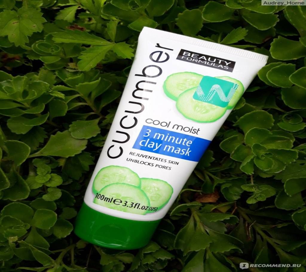 Beauty Formulas - Cucumber Cool Moist 3 Minute Clay Mask - 100ml UK