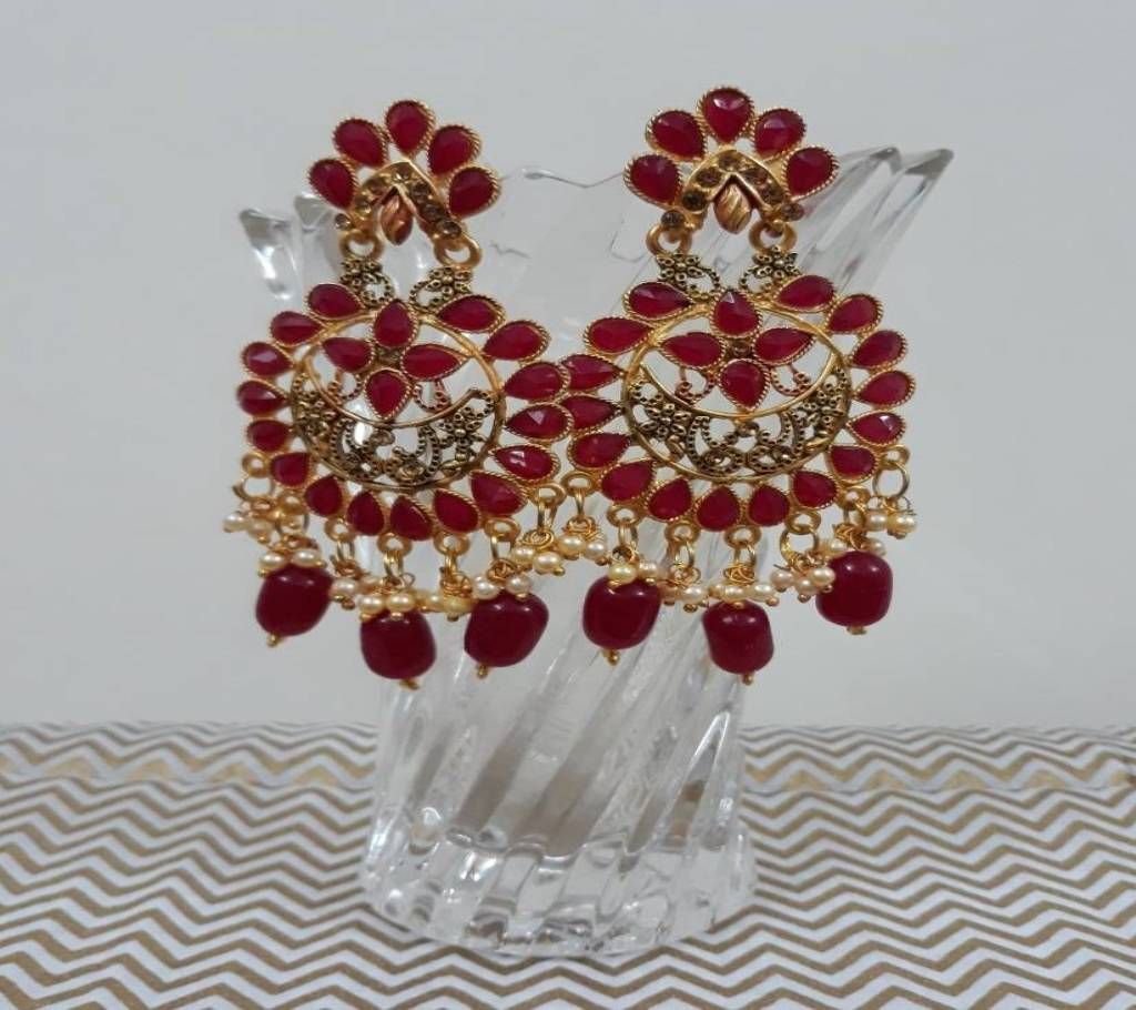 Gold Platted Indian Earring