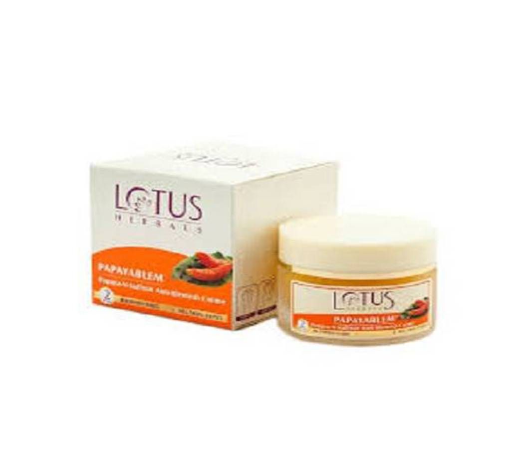 Lotus Herbals Papaya N Saffron Anti-Blemish cream - India