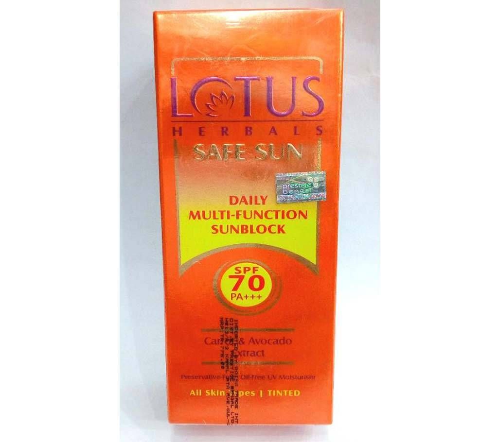 lotus sunblock cream SPF 70