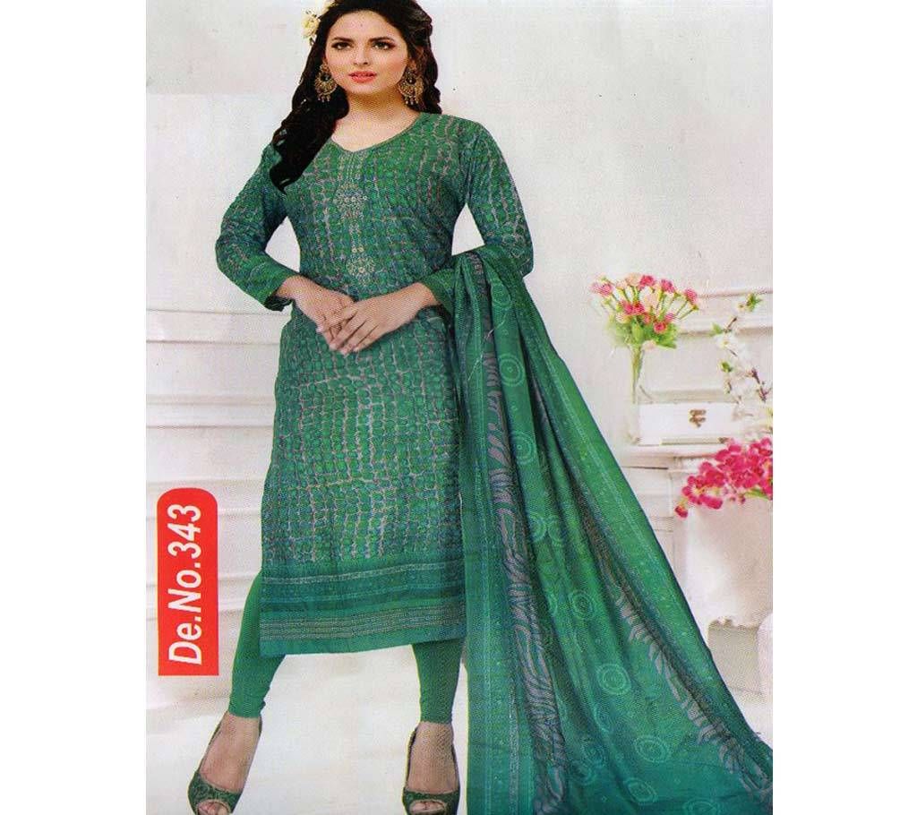 Indian Un-Stitched Three Pcs
