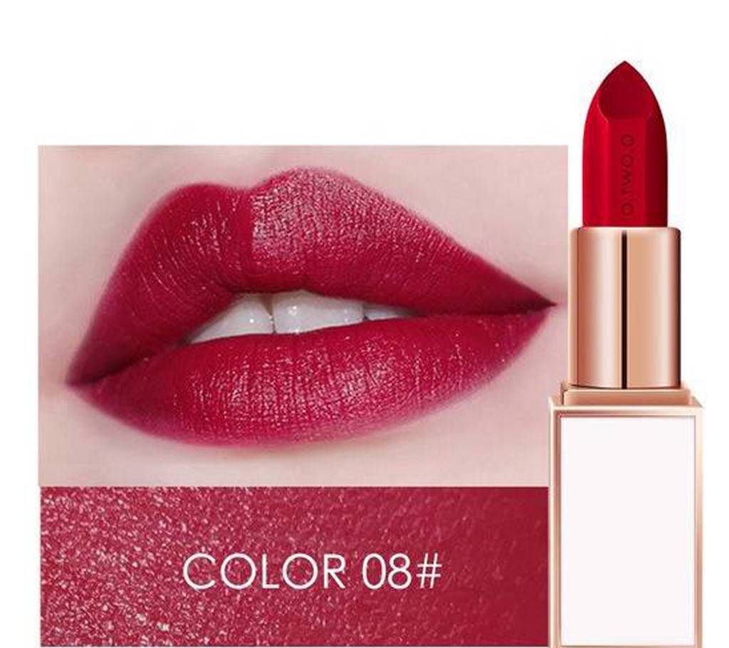 O.TWO.O Semi-velet Lipstick Shade #8 - China