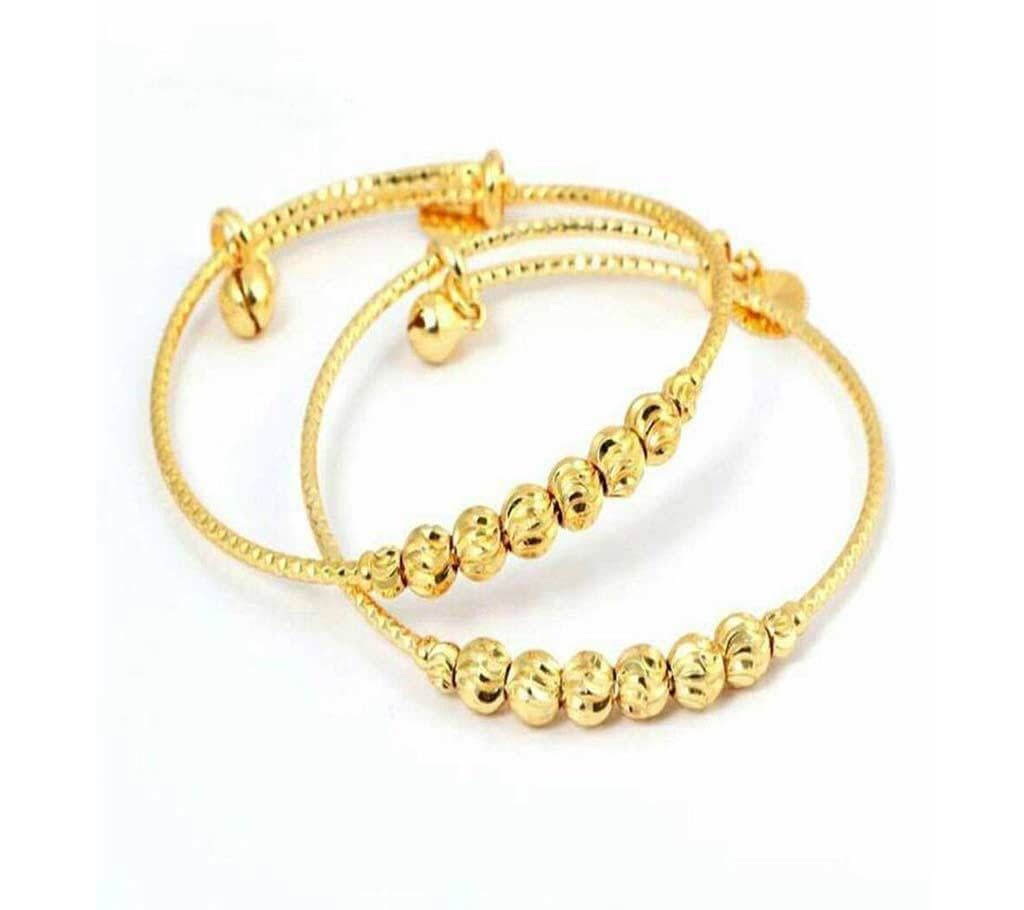 Gold Plated Bracelet-2 pcs