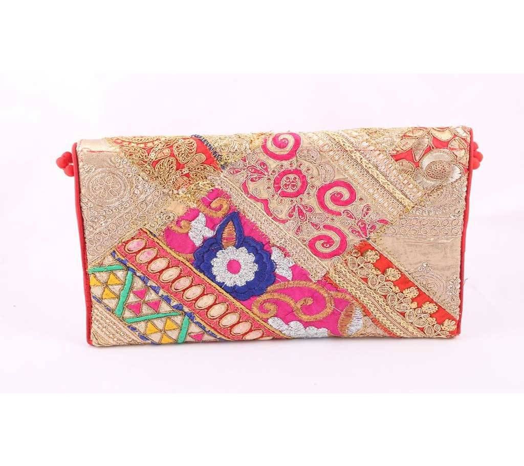 Guzrati Ladies Fancy Shoulder Short Bag