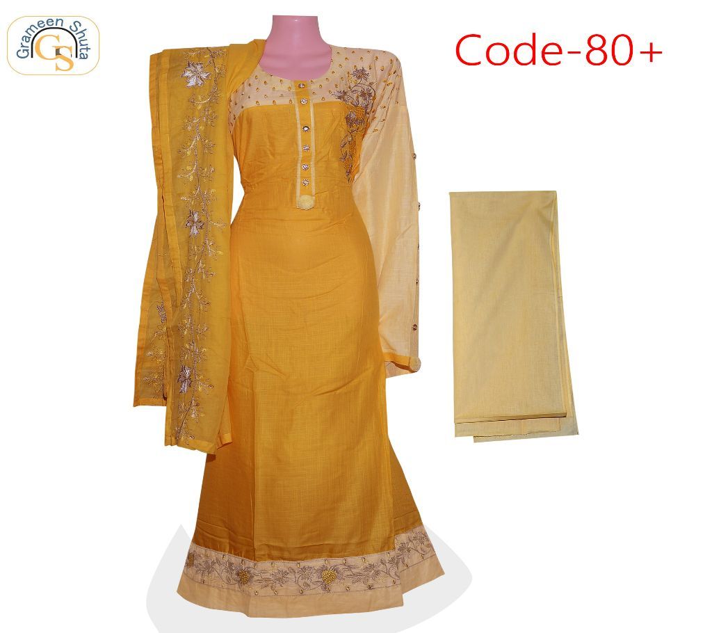 Ac Cotton Indian Three Piece