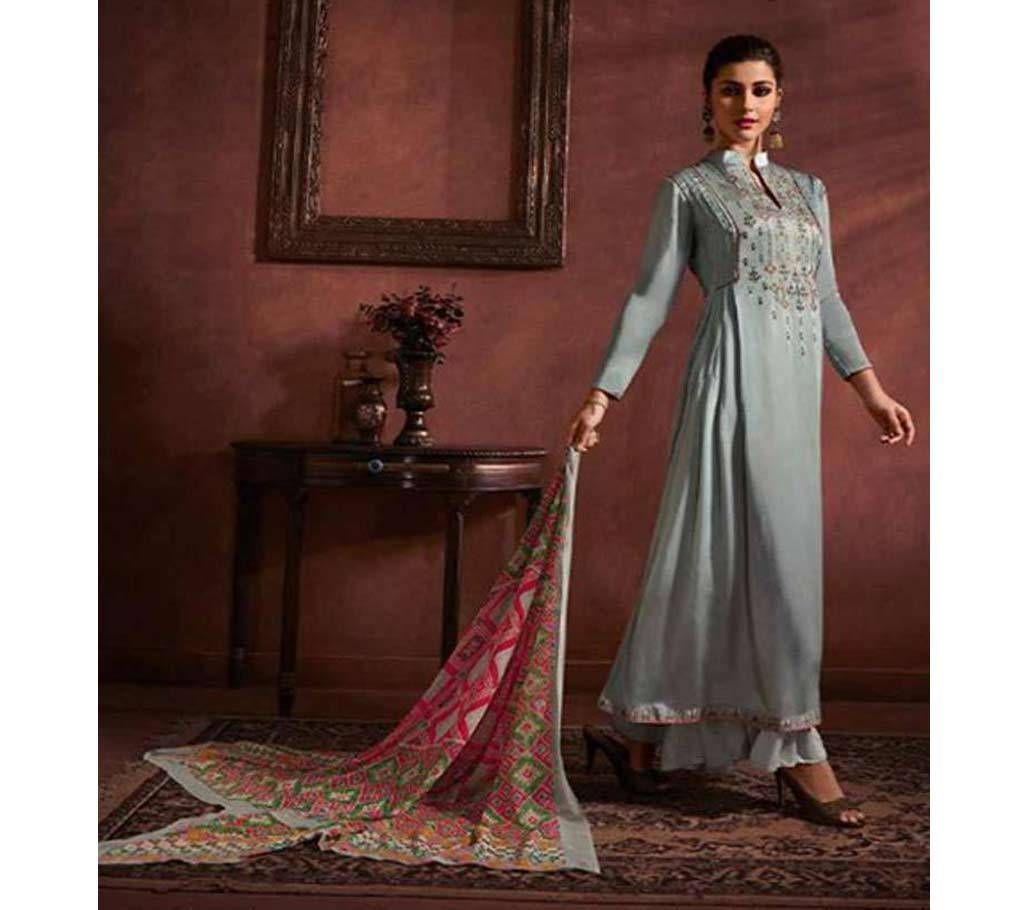 Unstitched Georgatte Three Piece (Copy)