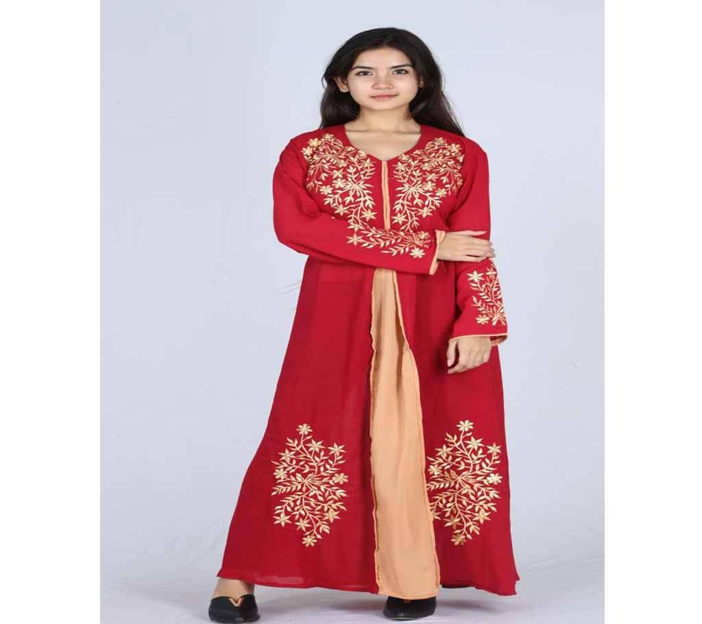 Red embroidery Borka  Code: 1030