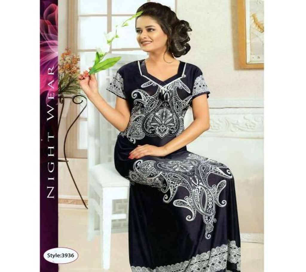 Fashionable One Part Night Dress-3936