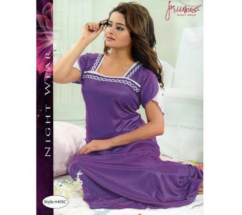Fashionable One Part Night Dress-4401 C