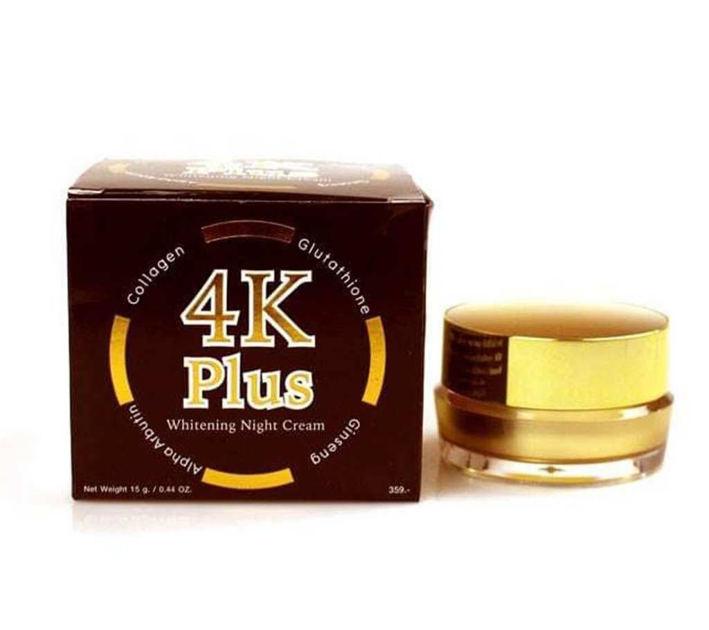 4k plus Whitening Night Cream-15g-Thailand