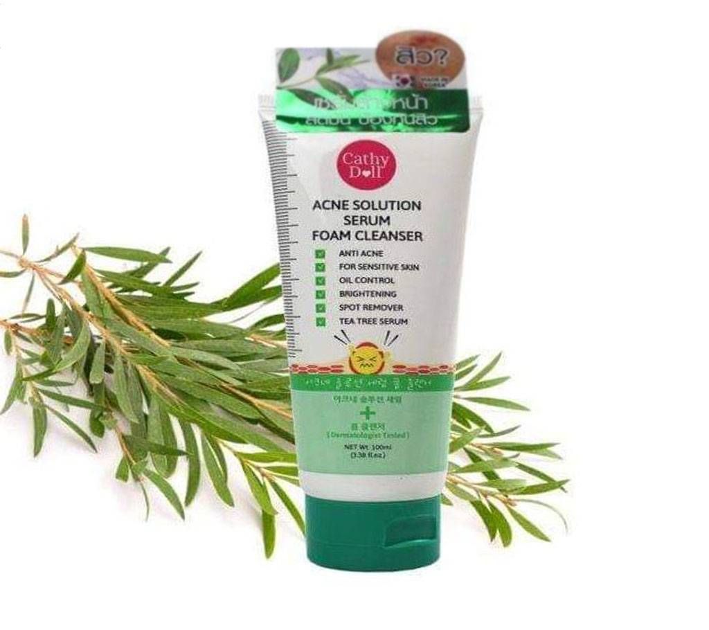 Cathy Doll aura whitening serum foam cleanser-100ml-Korea 