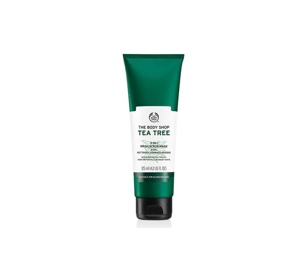 Tea Tree 3-in-1 Wash Scrub Mask 125 ml uk