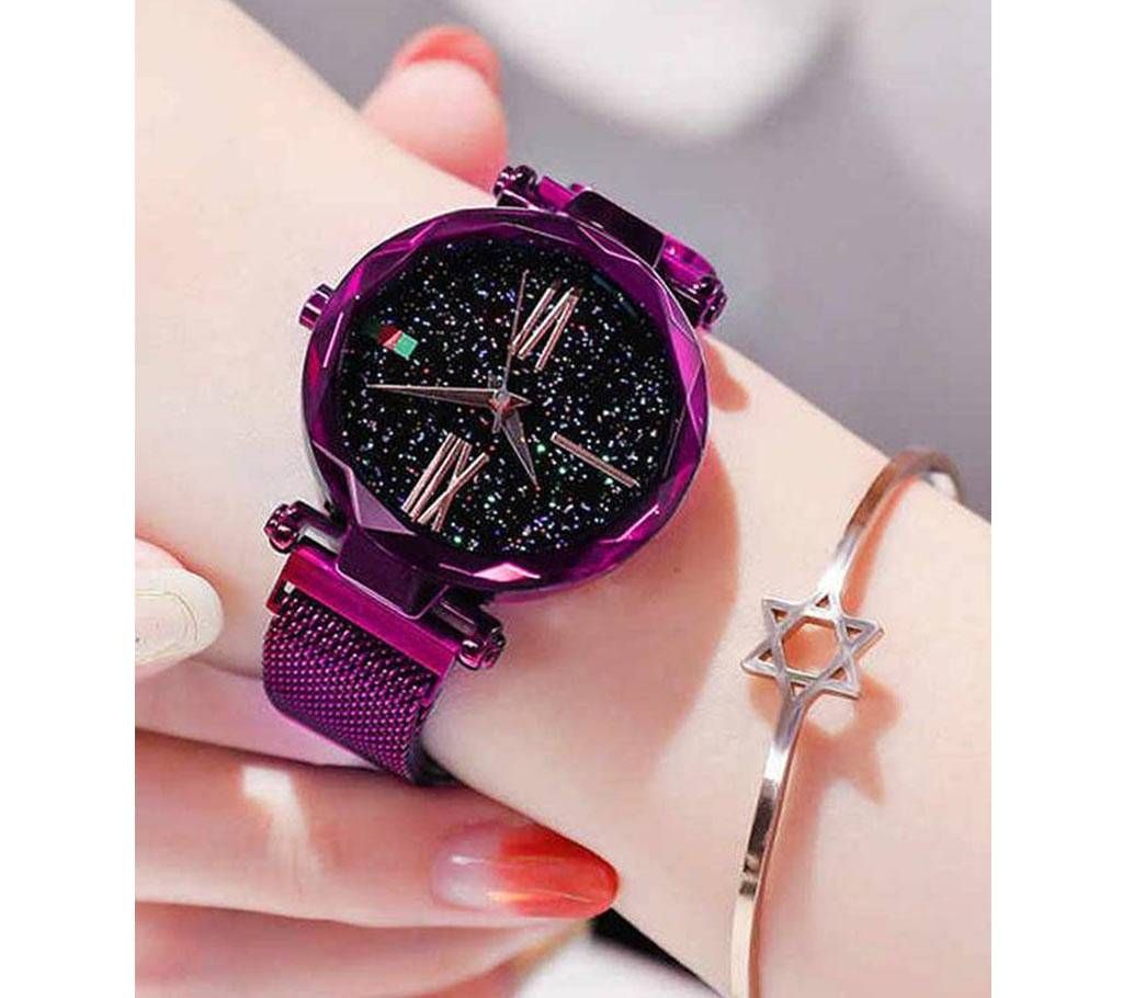 Dior magnet ladies watch roamn purple
