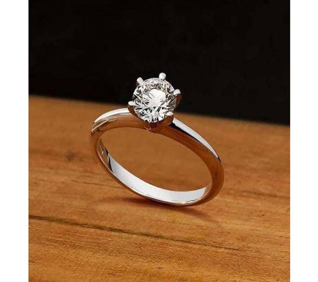 Diamond cut Gold Polish Jewellery Finger Ring