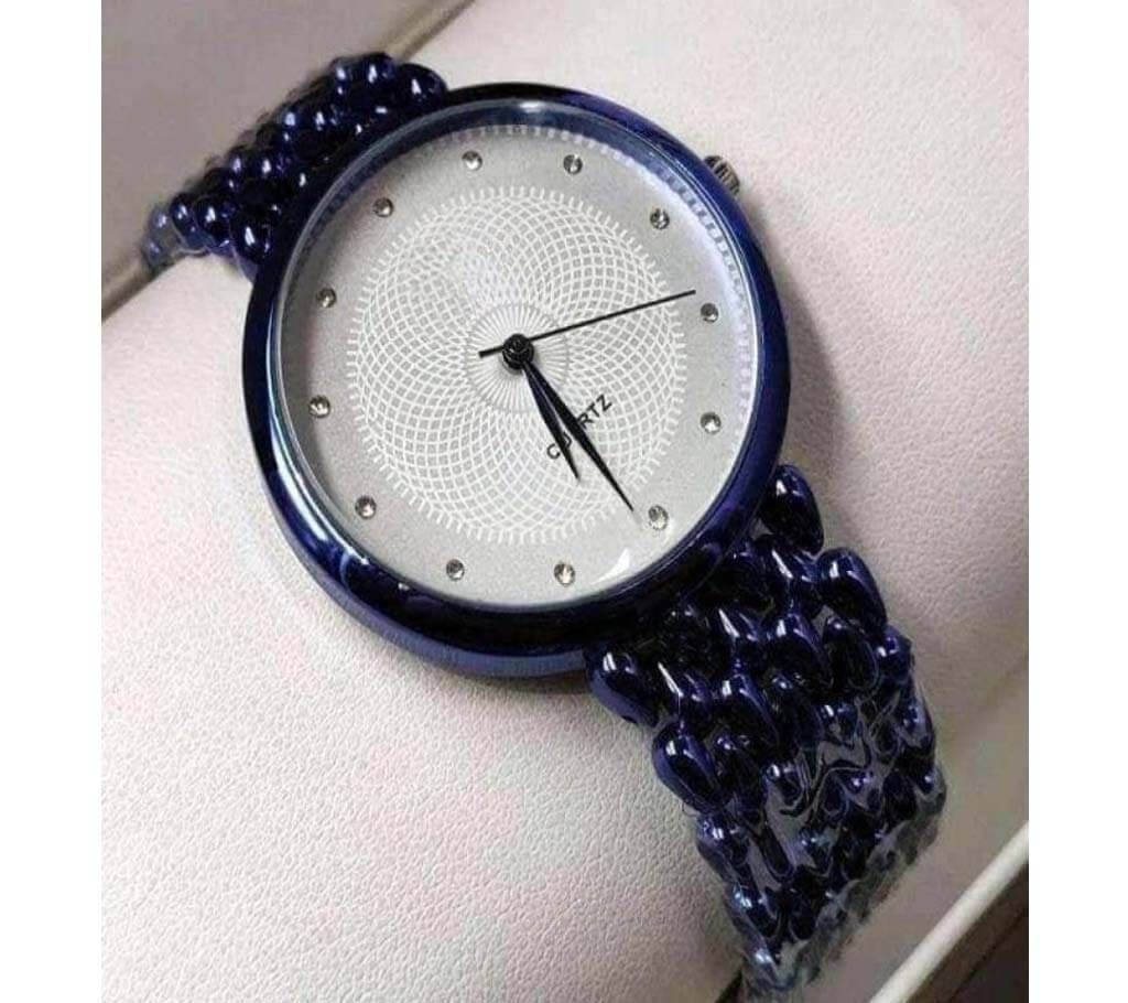 Stainless Steel Ladies Watch Blue & White (Copy)