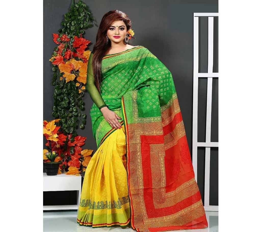 Silk Sharee for 21 February With Blouse Piece 