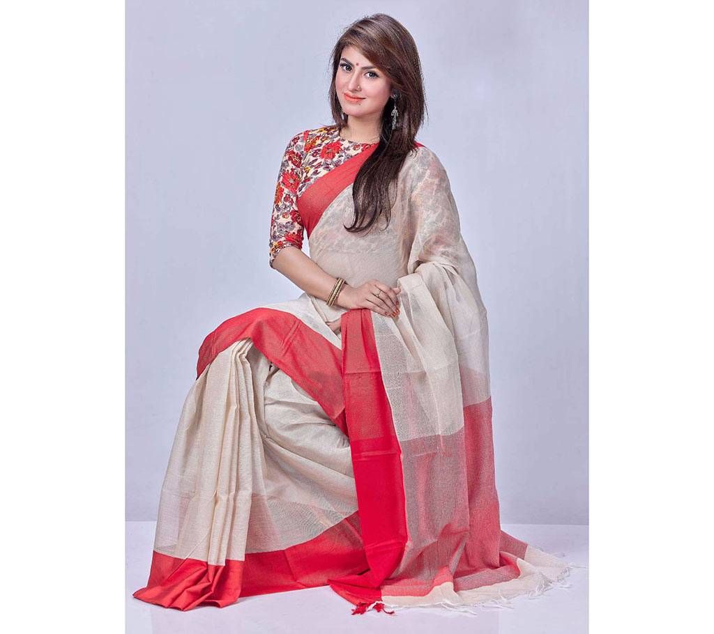 muslin cotton taant sharee