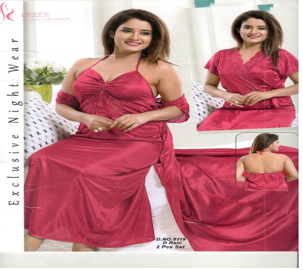Nightwear (2 Parts)  Color-,Navy,Cherry,D Rani,Tomato     Nice Design and Gorgeous Comfortable, Fit
