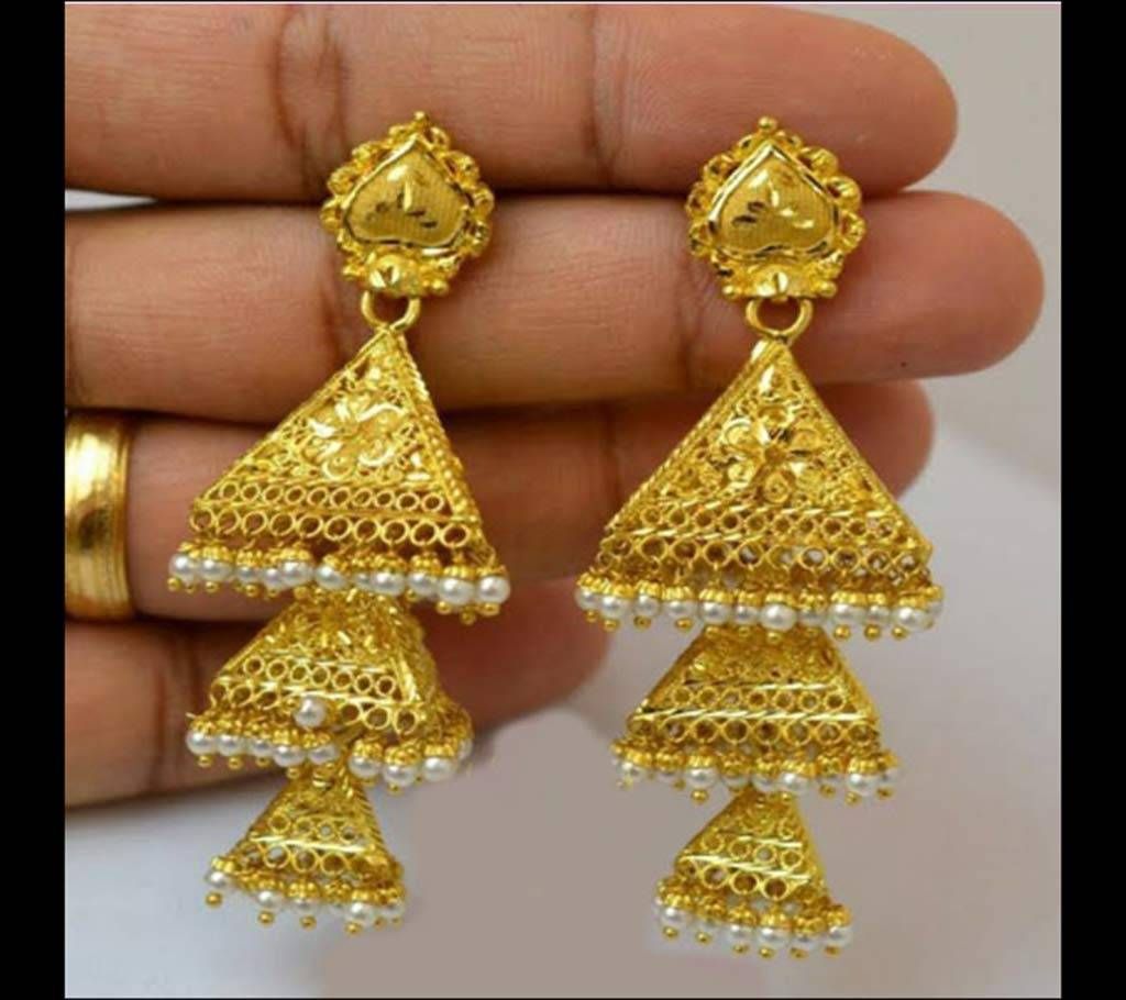 Gold Plated  Ear ring  Set For Women