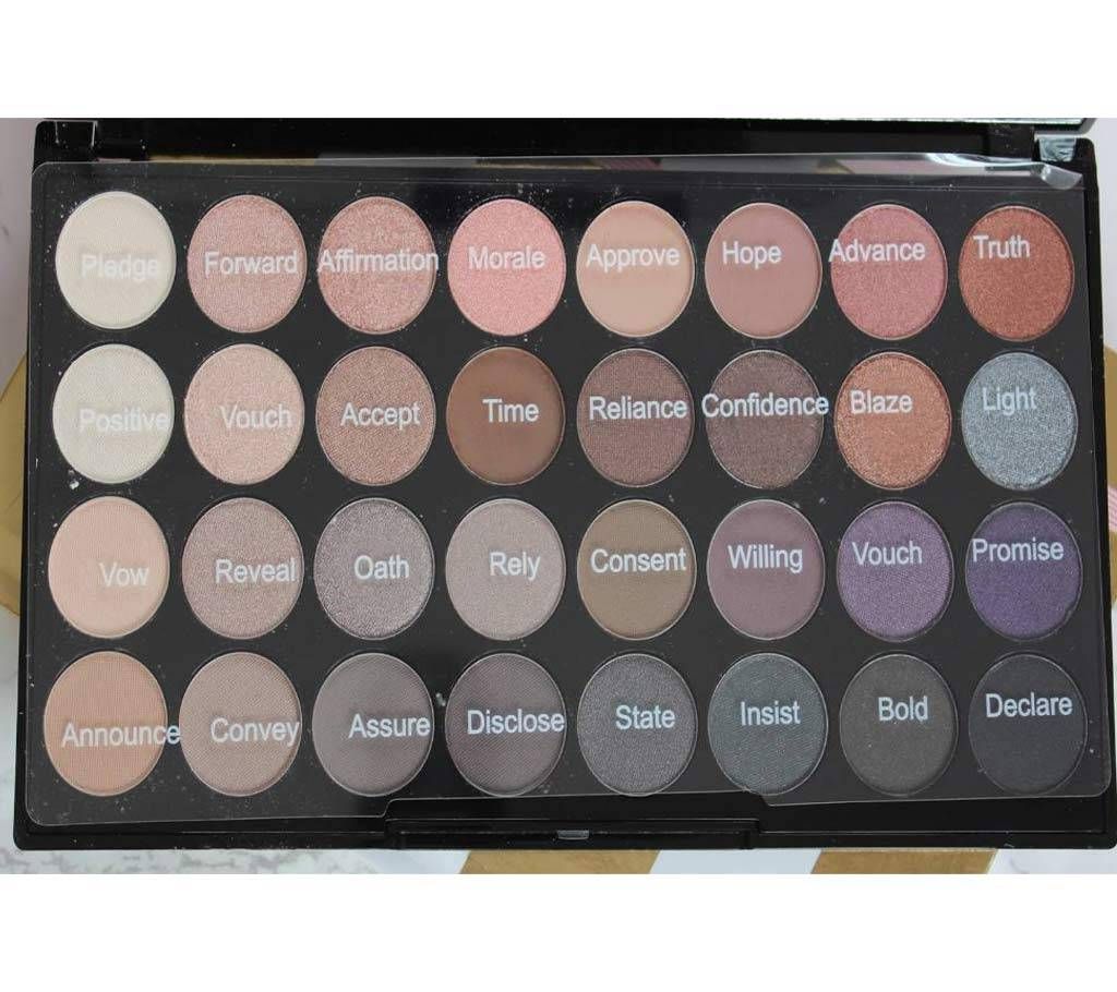 Makeup Revolution Affirmation 32 Piece Eye shadow UK 
