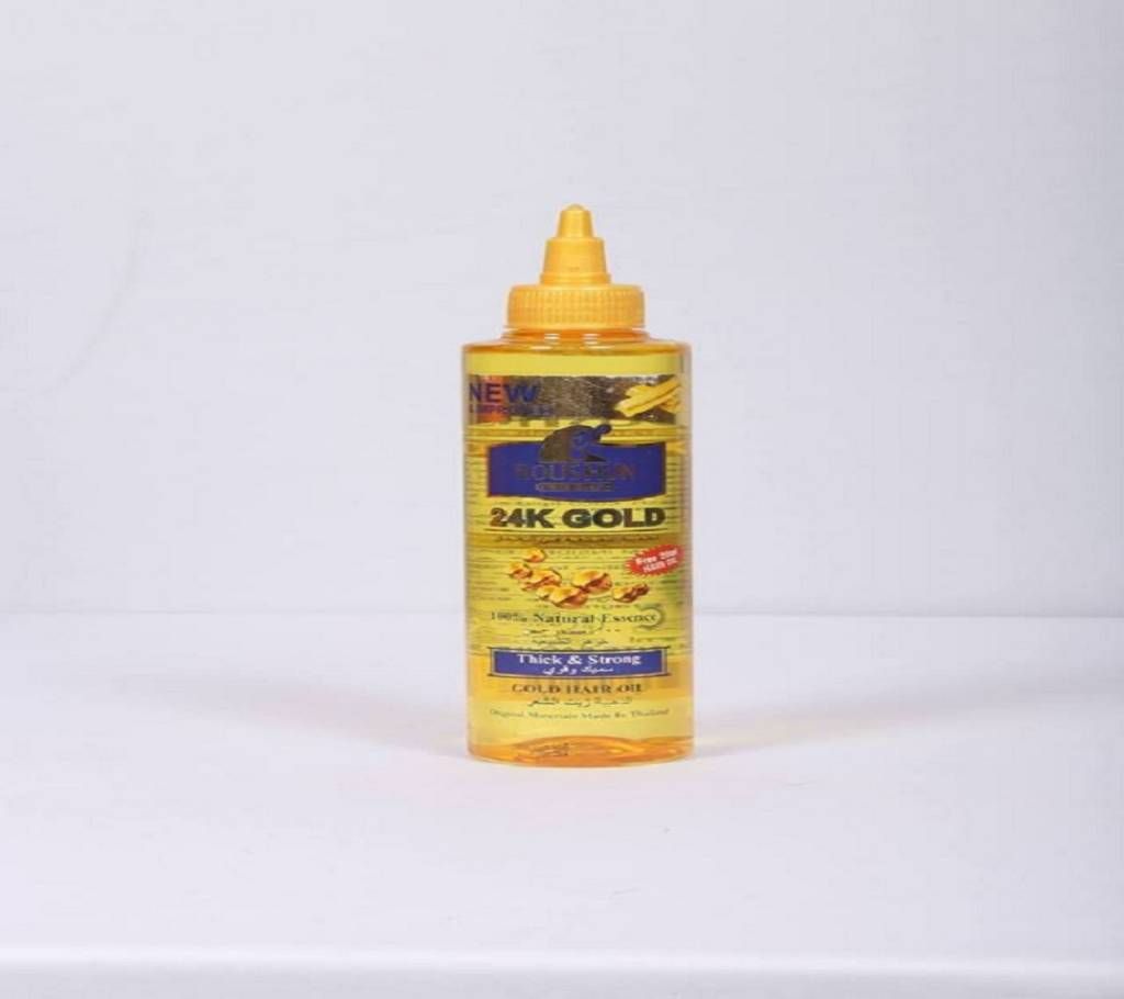 24k Gold Hair oil 100% natural essence for Thick a