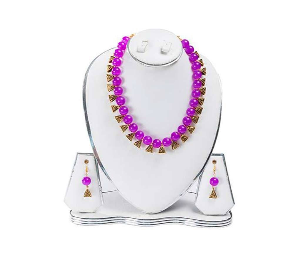 Megenda Color Artificial Pearl Jewelry Set