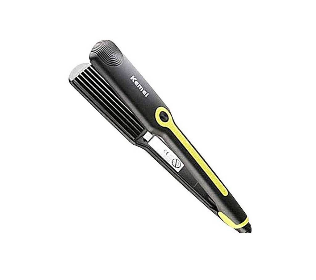 Kemei KM-2116 Multi functional Tourmaline Ceramic Hair Iron Straightener - Black