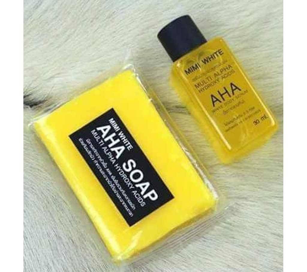 Mimi White Aha Soap and Serum Set Thailand 