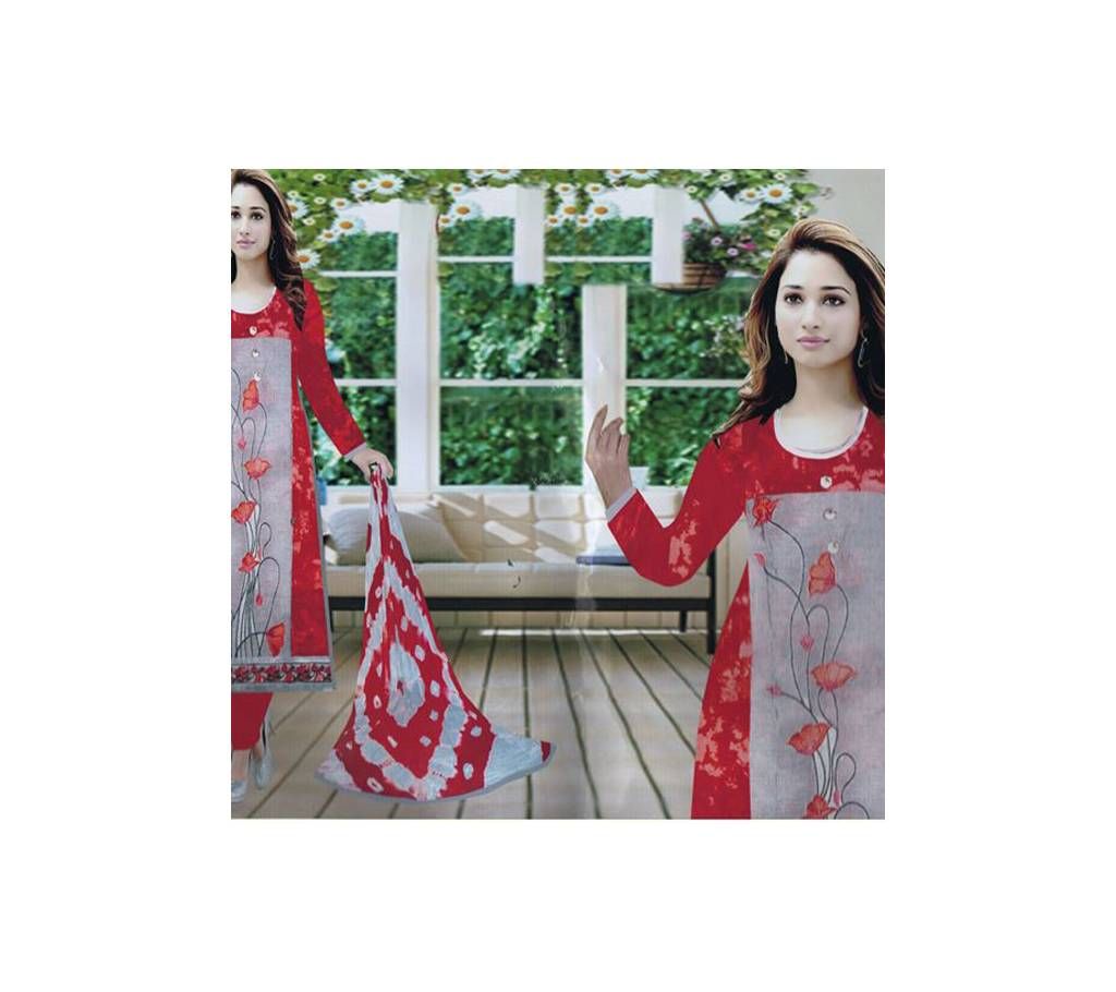 Full Body Ambroidary Cotton Three piece