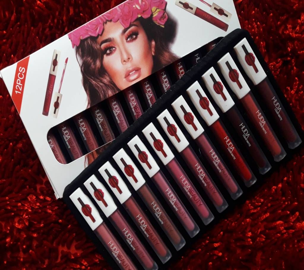 Hudabeauty 12pcs Lipstick Set (Malaysia)