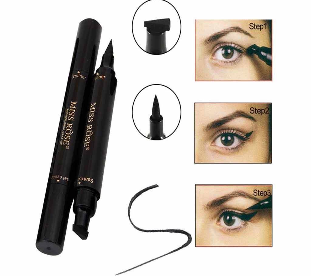 Waterproof Eye Liner Black Color With Stamp China 