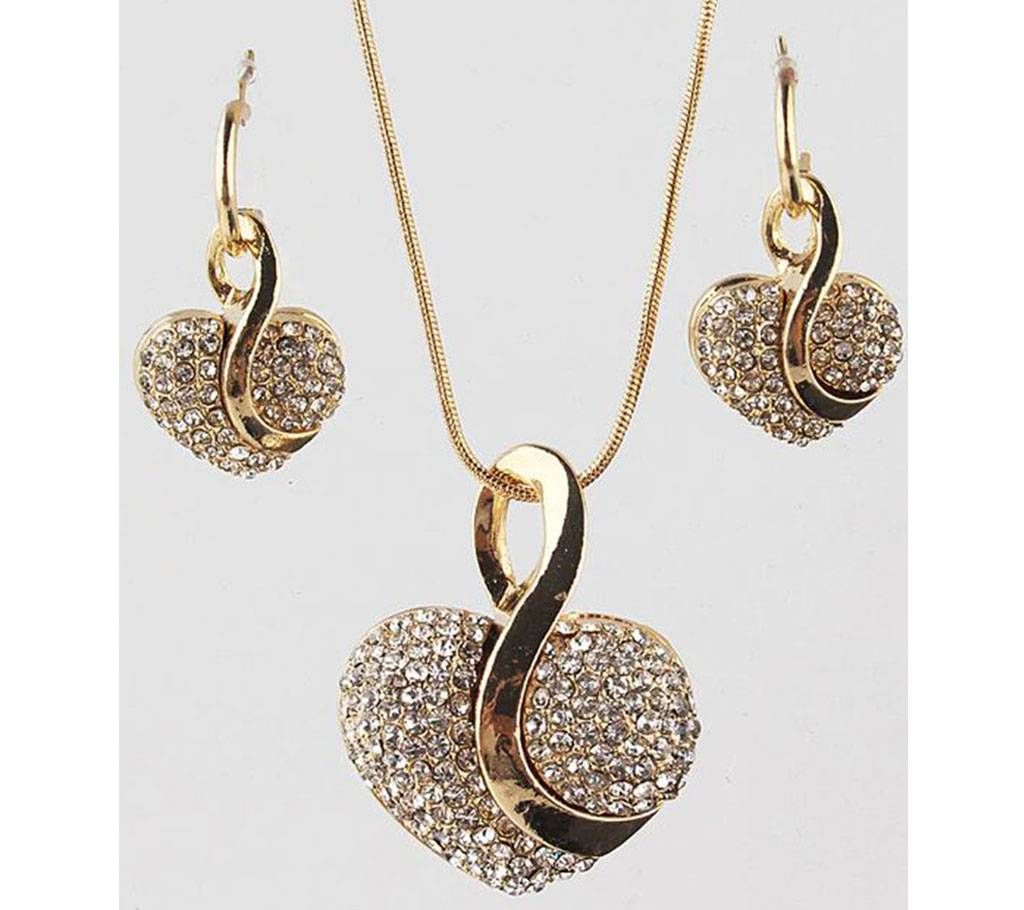 Crystal Heart Shape Necklace