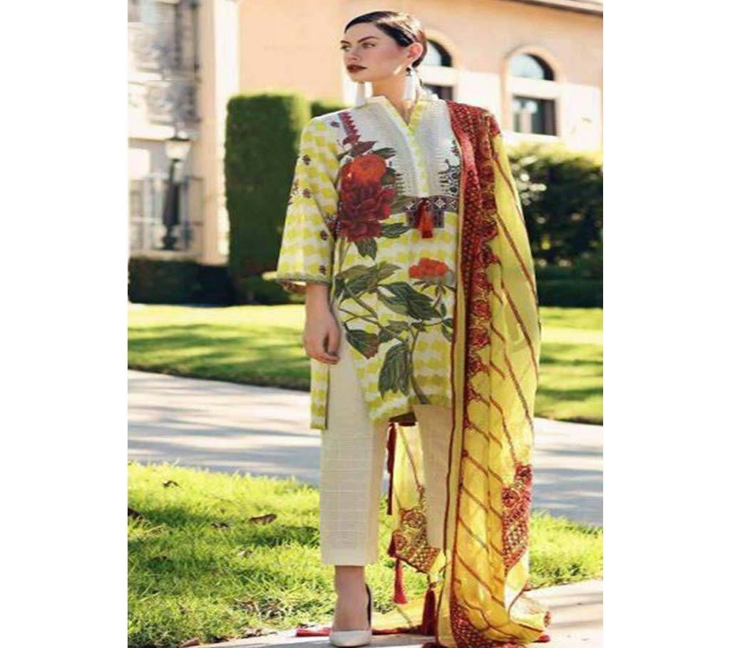 CHARIZMA KARANDI  VOL 1 Unstitched Three Piece - Copy