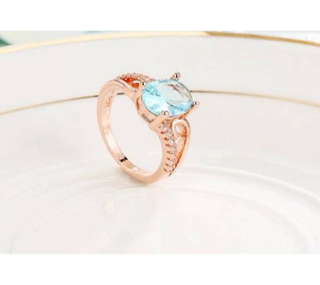 Blue Sterling Ring For Women