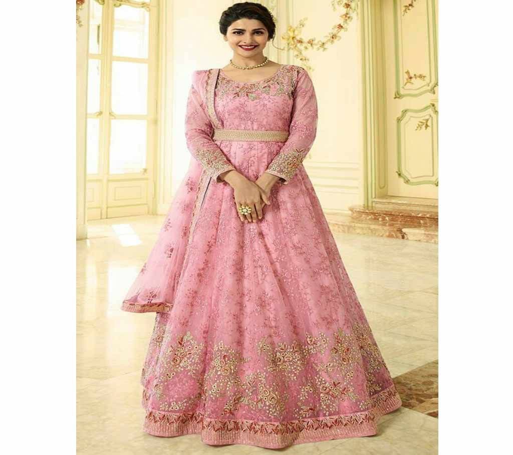 PINK PRACHI DESAI PARTY WEAR HEAVY ANARKALI SUIT