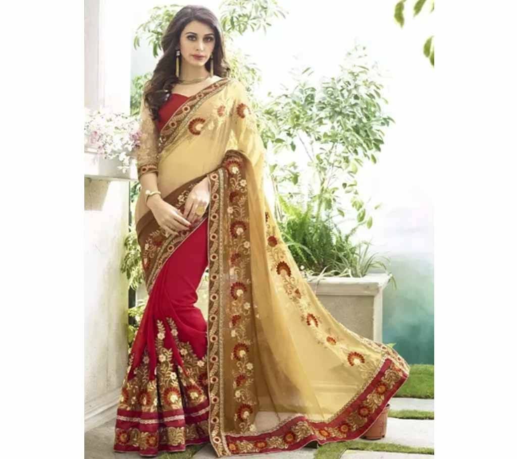 Georgette Sharee (With Blouse Piece)