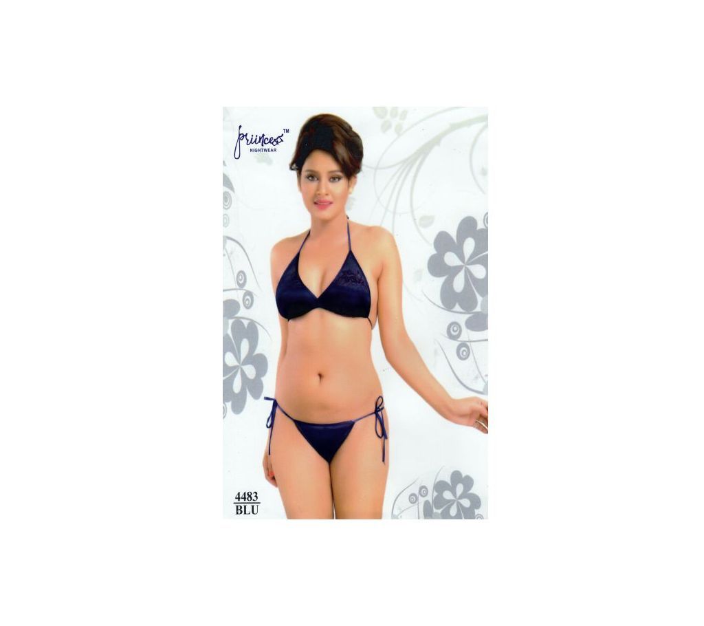Fashionable Bikini Set-4483 BLU