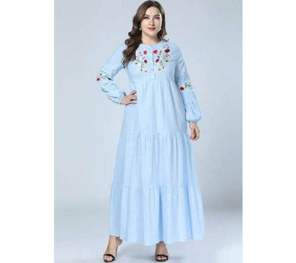 Light Blue Alex  Borka For Women