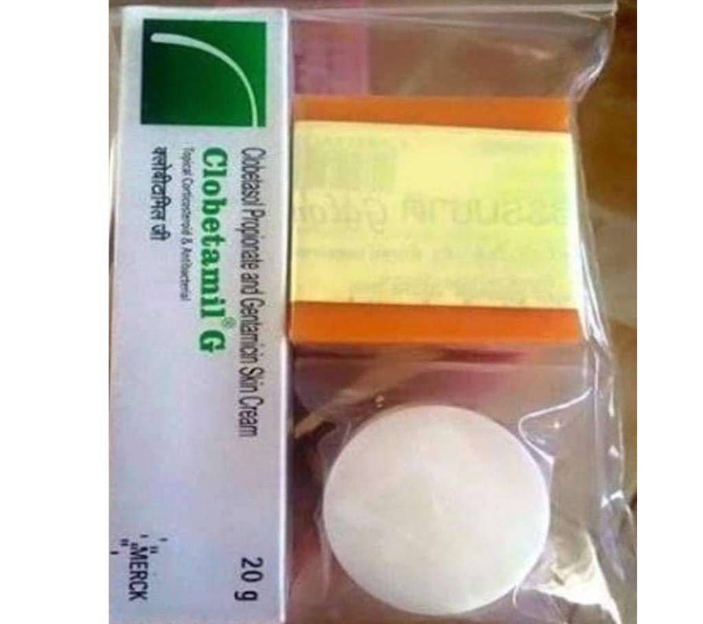 CLOBETAMIL G CREAM ANTI ACNE 3 IN 1-20gm-India 