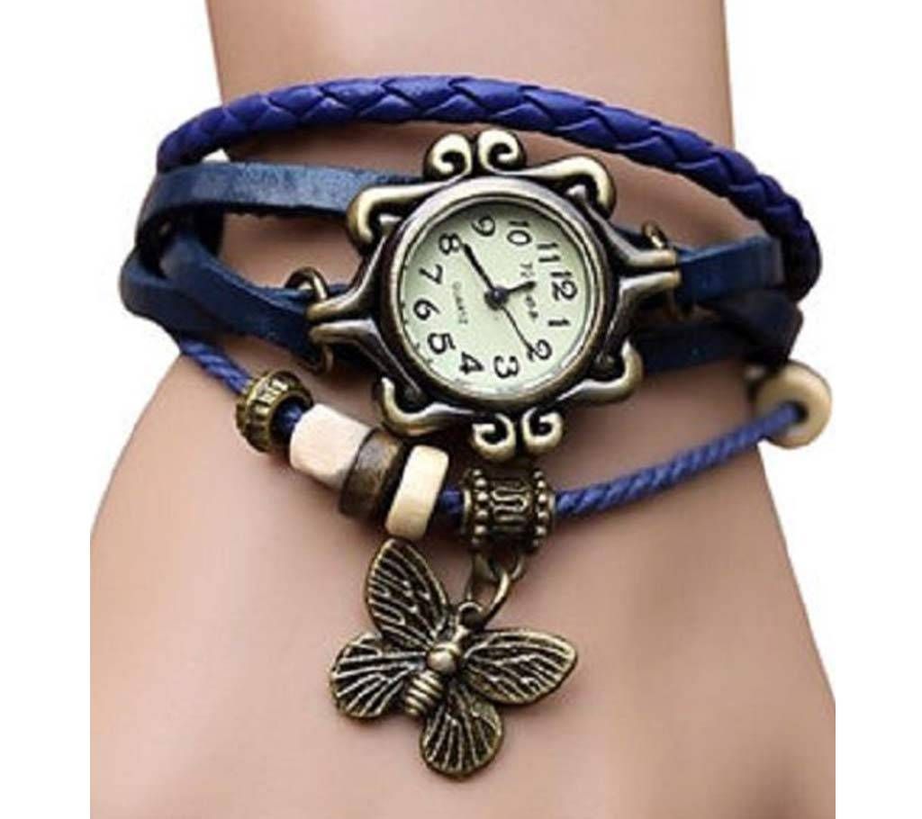 Bracelet type Wristwatch for women - Blue 