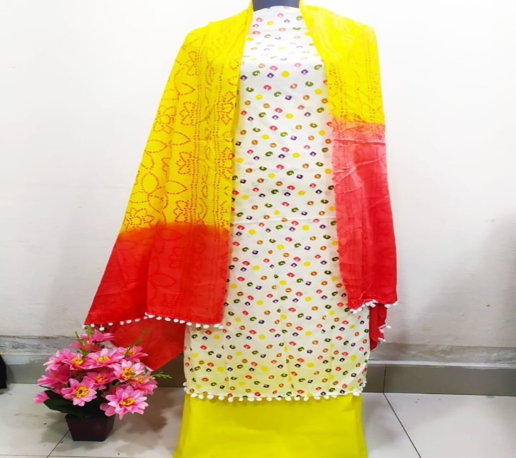 Skin Print Cotton Four Piece 116