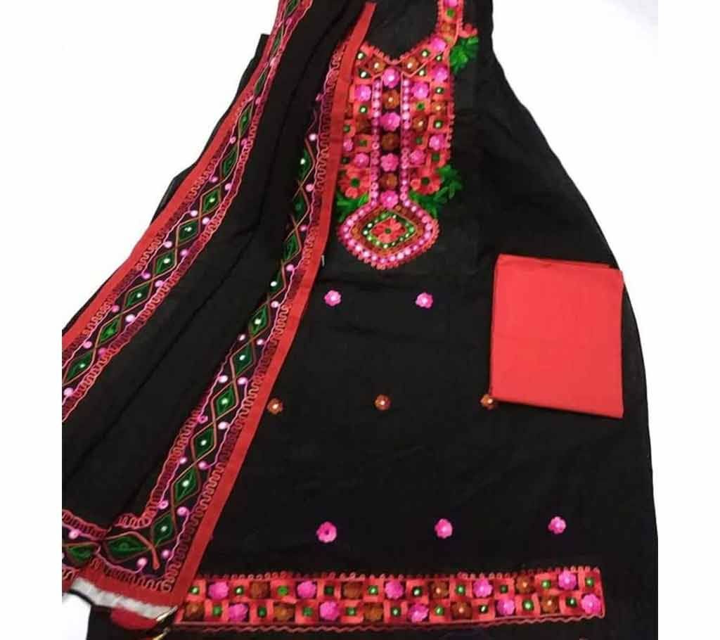 Unstitched Ary Hand work with Ambrodary Shalwar Kameez for Women-8