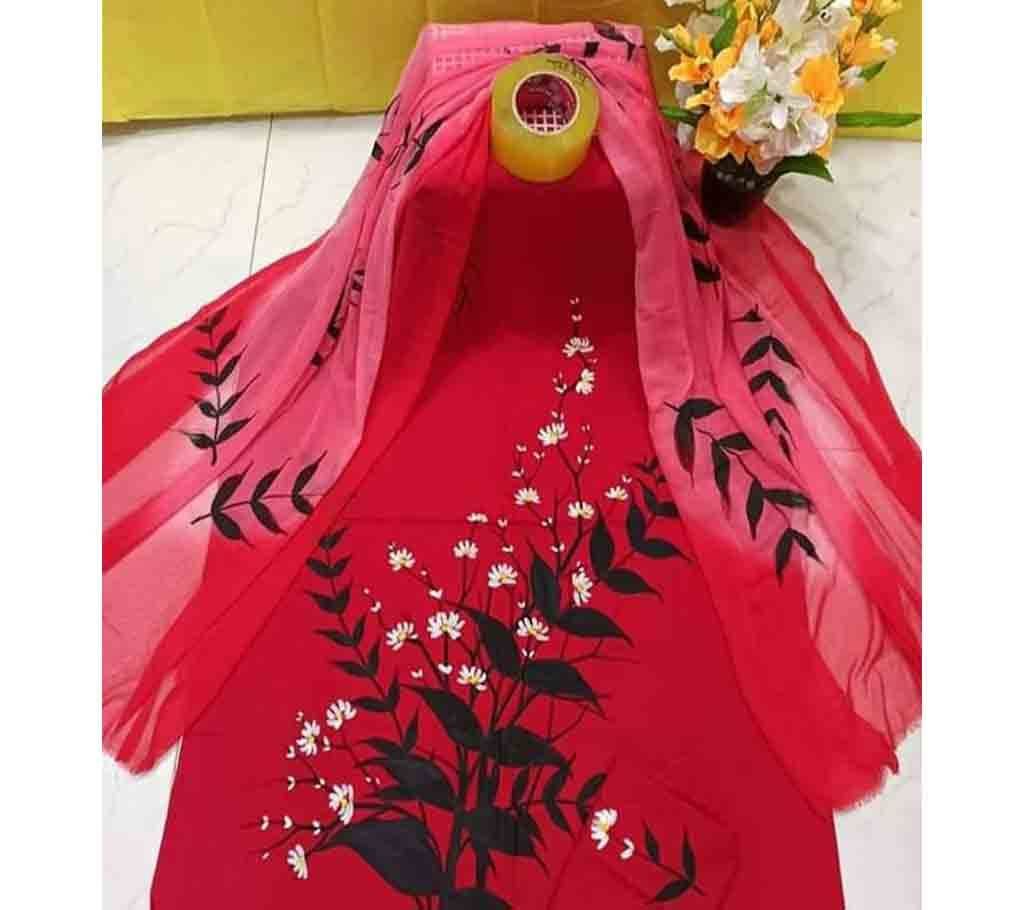LinenHand Print 2pcs for women -10