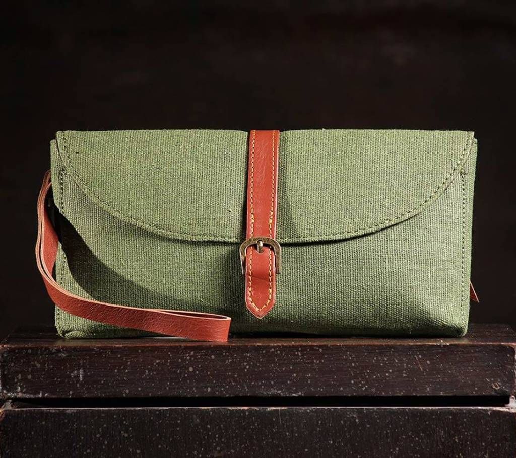 Maria- Pickle Green hand purse