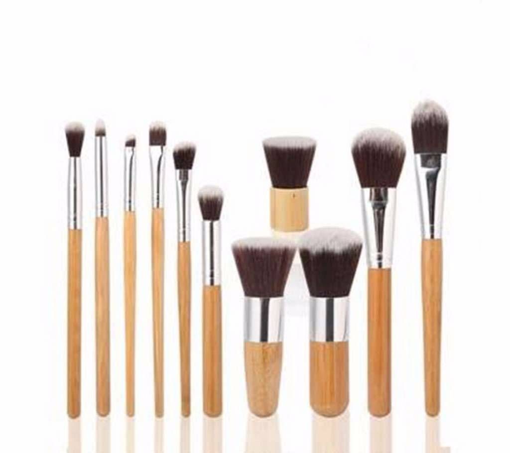 Bamboo brush Set - 11 Pcs