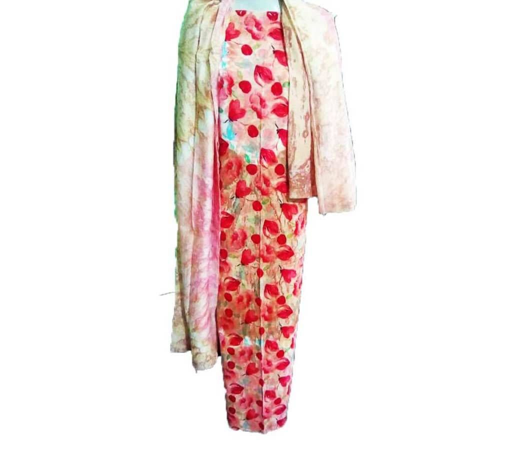 Unstitched Linen Three Piece