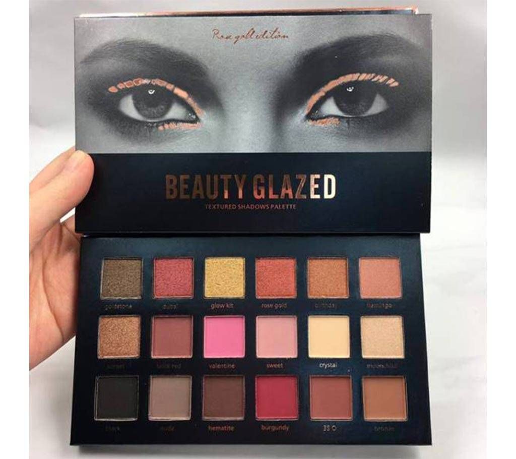 BEAUTY GLAZED 18 Colors Matte Textured Palette