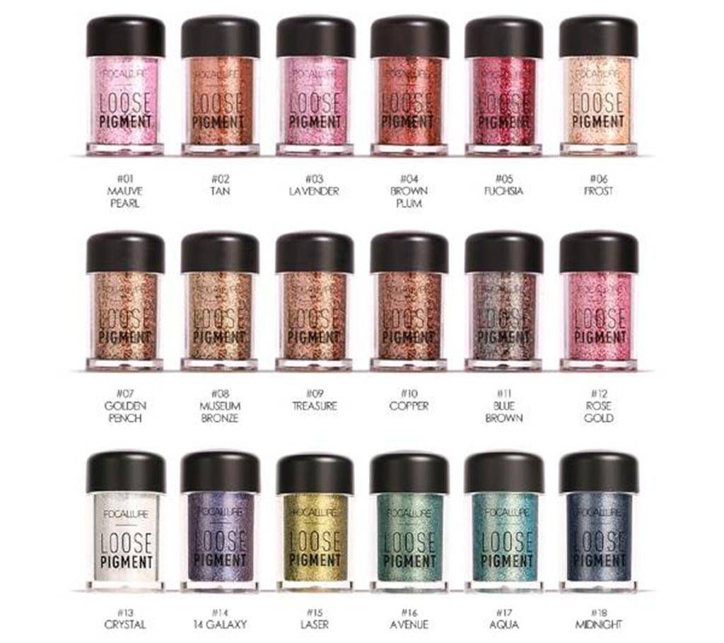 FOCALLURE Glitter Eye Shadow - 1 pcs