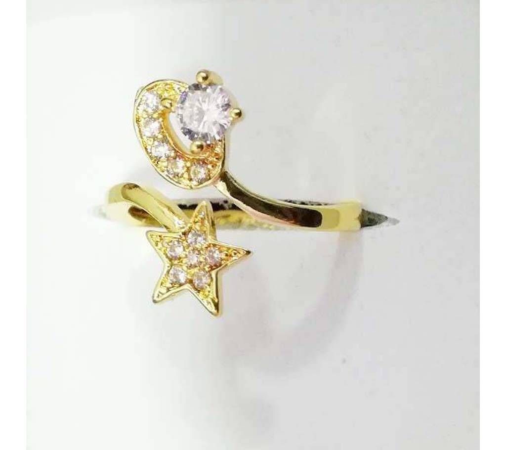 Diamond Cuting Star Finger Ring