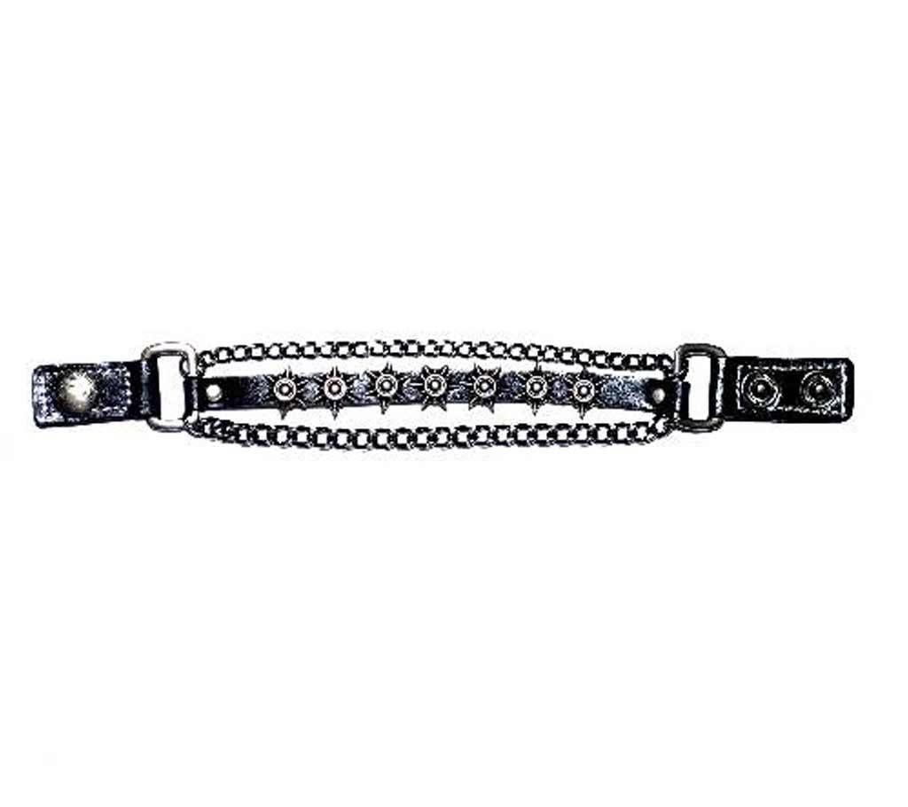 Stylish Black Belt Royal Bracelet